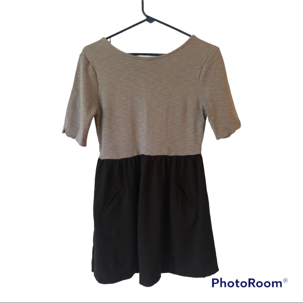 Free People Beach Two Tone Short Sleeve Dress